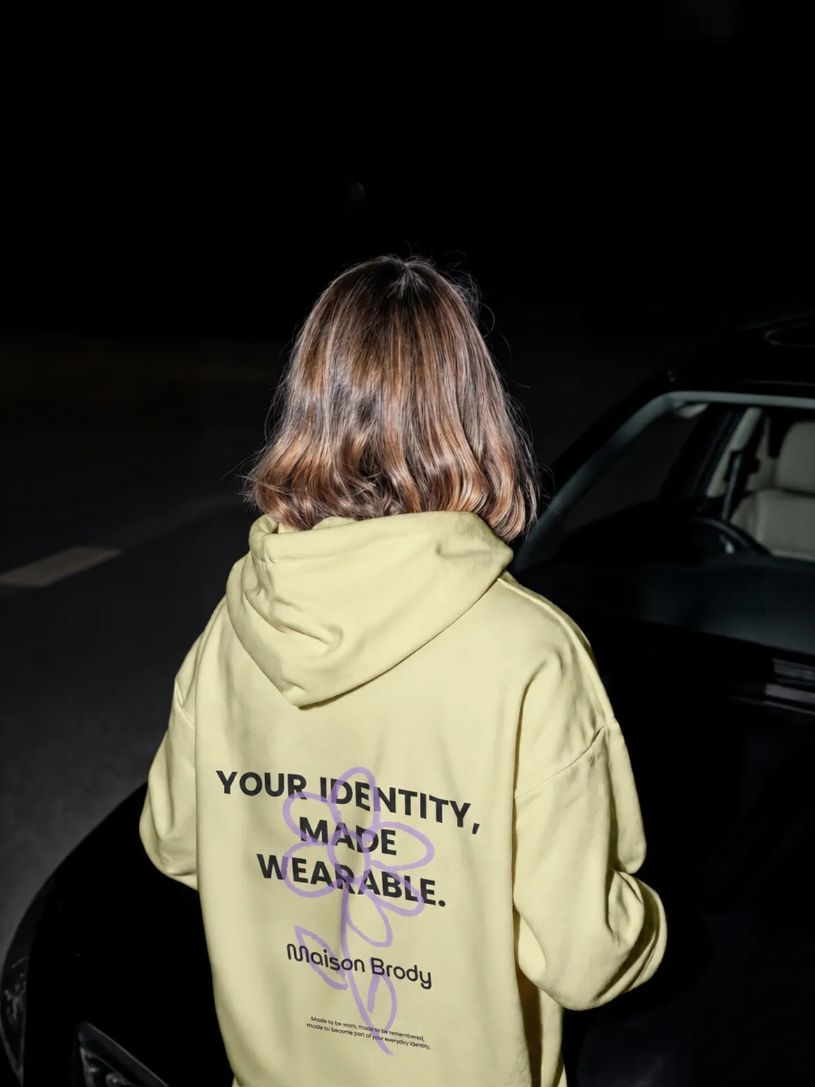 Printed Maison Brody hoodie